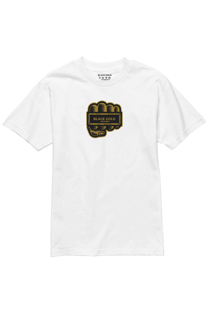 Black Gold Fist Tee